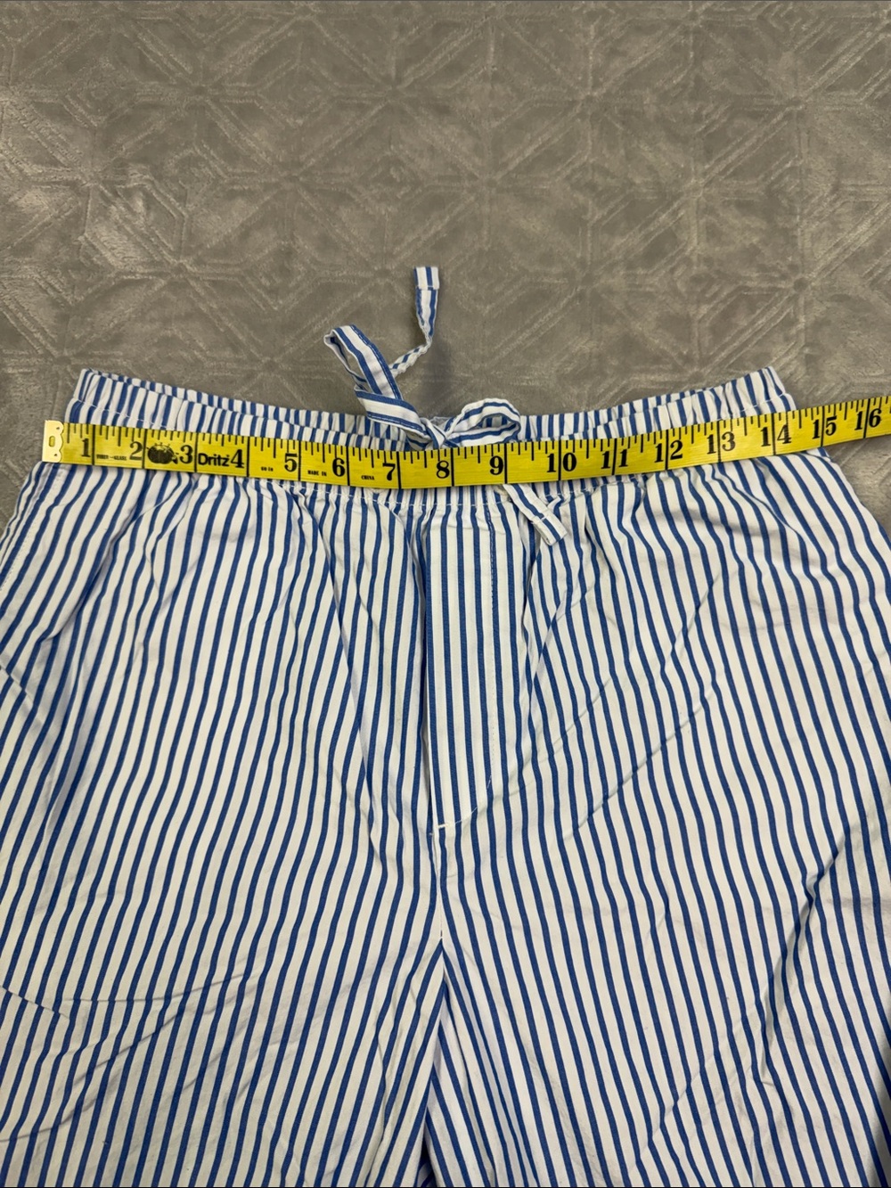 H&M Blue & White Vertical Stripe Pants - Picture 6 of 6